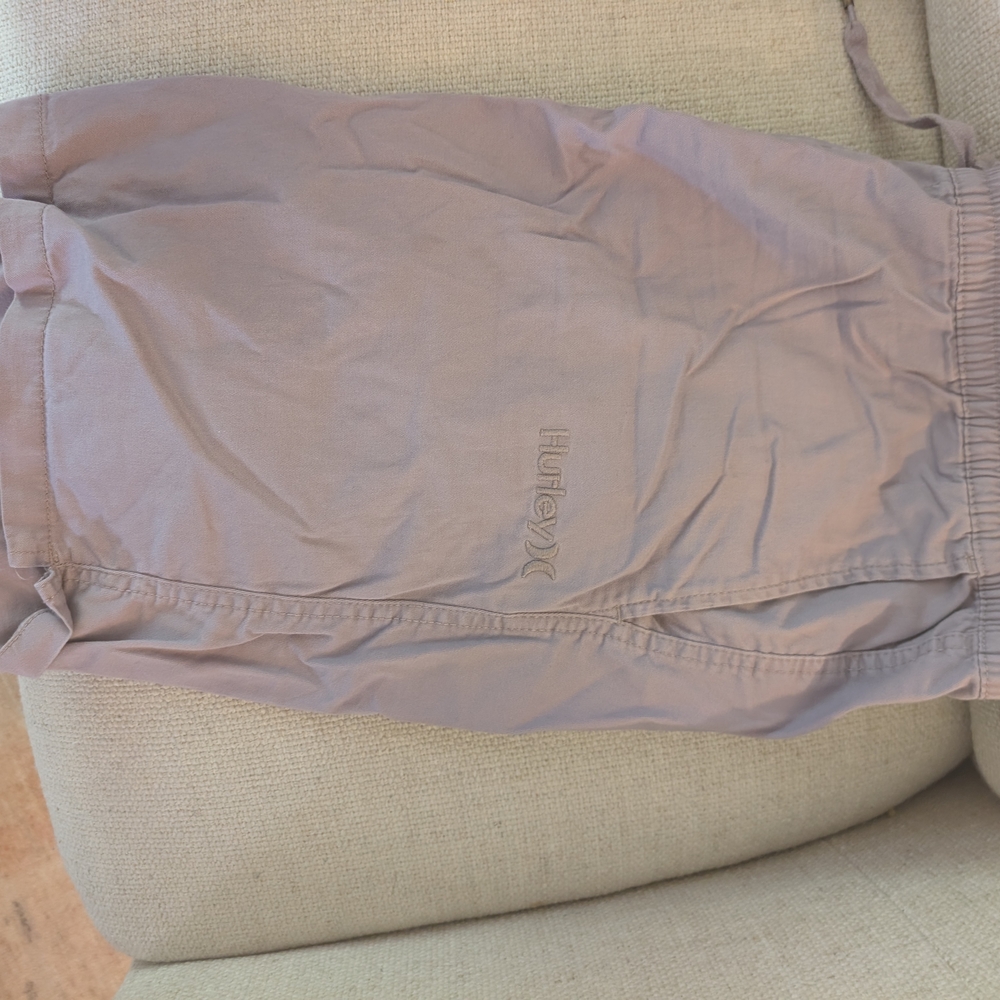 Hurley Light Purple Drawstring Shorts